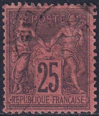 France 1878 Sc 93 used