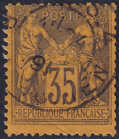 France 1878 Sc 94 used