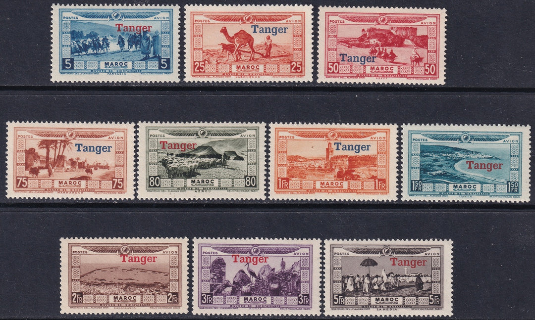 French Morocco 1928 Sc CB11-20 air post set MNH**