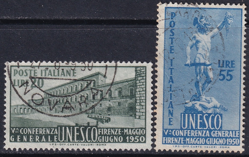 Italy 1950 Sc 533-4 set used