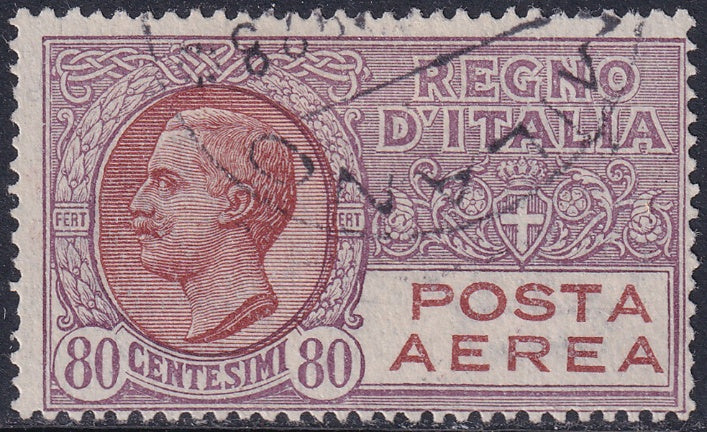 Italy 1928 Sc C5 air post used "Milano" cancel