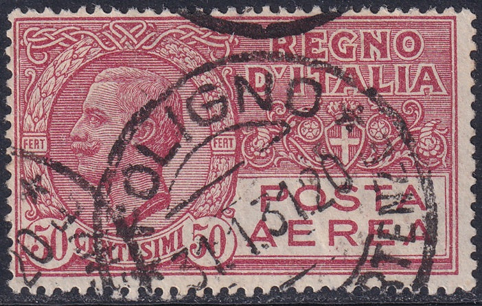 Italy 1928 Sc C3 air post used "Foligno" cancel