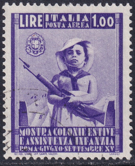 Italy 1937 Sc C91 air post used