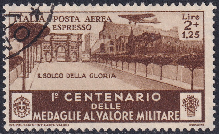 Italy 1934 Sc CE8 air post express used