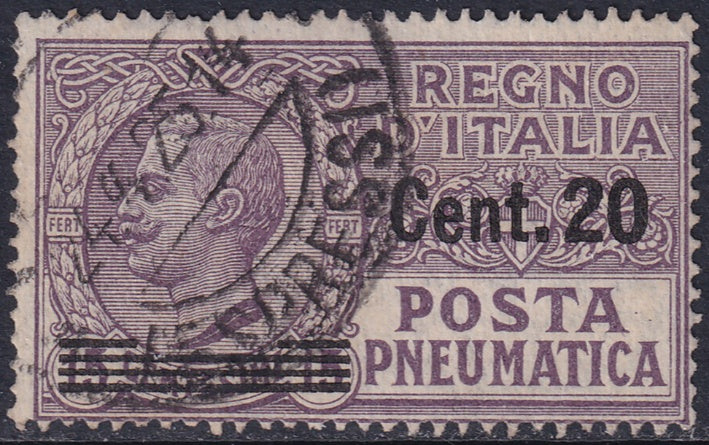 Italy 1925 Sc D11 pneumatic post used