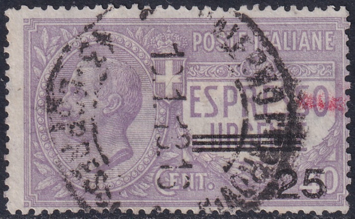 Italy 1917 Sc E9 express used "Palermo" cancel