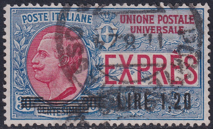Italy 1921 Sc E10 express used
