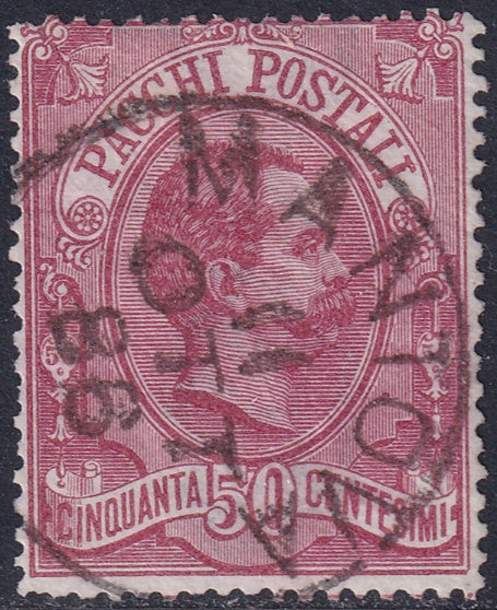 Italy 1884 Sc Q3 parcel post used "Mantova" cancel
