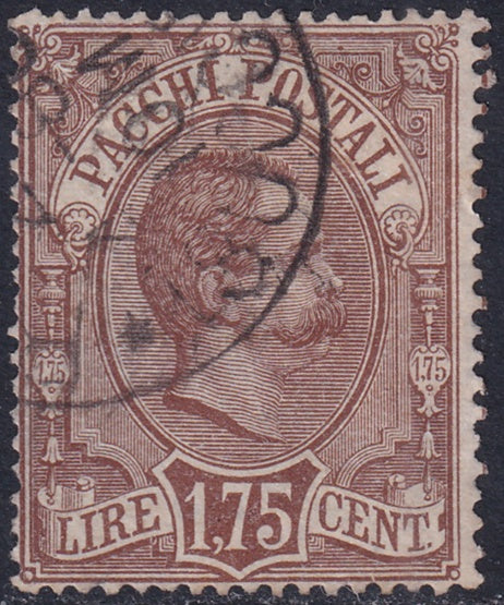 Italy 1884 Sc Q6 parcel post used small thin