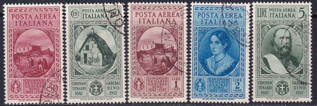 Italy 1932 Sc C35-9 air post set used