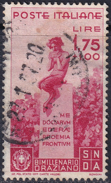 Italy 1936 Sc 365 used small thin