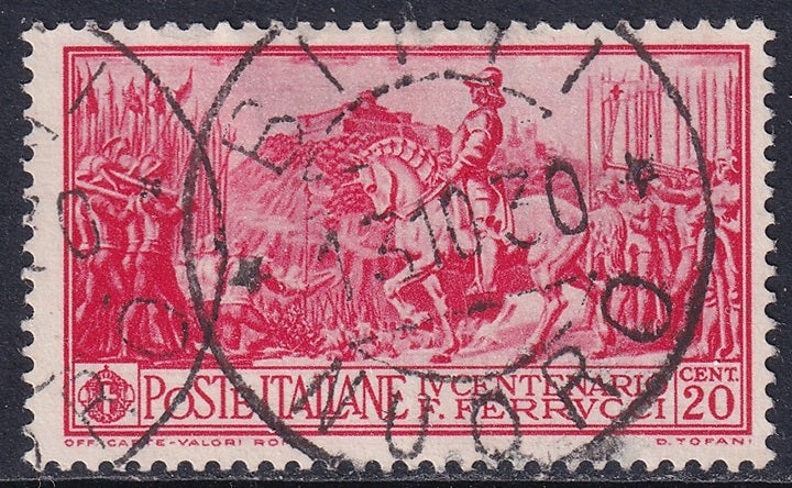 Italy 1930 Sc 242 used "Bitti Nuoro" cancel
