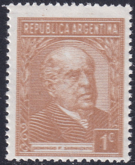 Argentina 1935 Sc 419 MNH** double impression variety