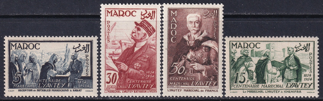 French Morocco 1954 Sc 301-4 set MNH**