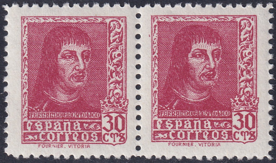 Spain 1938 Sc 661 pair MNH**