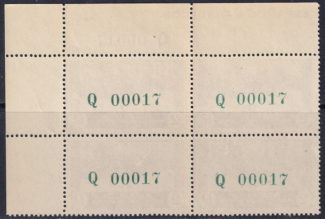Spanish Morocco 1935 Sc 163 Marruecos Ed 159 upper right corner block MNH**