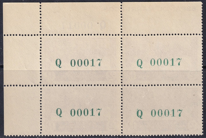 Spanish Morocco 1935 Sc 163 Marruecos Ed 159 upper right corner block MNH**