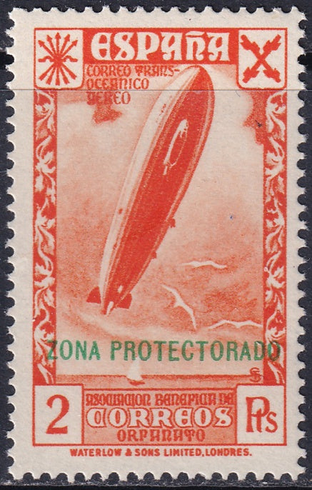 Spanish Morocco 1938 beneficencia Ed 12 MNH**