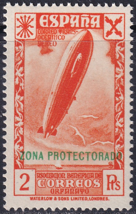 Spanish Morocco 1938 beneficencia Ed 12 MNH**