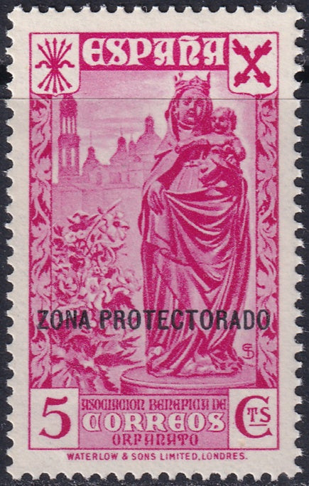 Spanish Morocco 1938 beneficencia Ed 7 MNH**