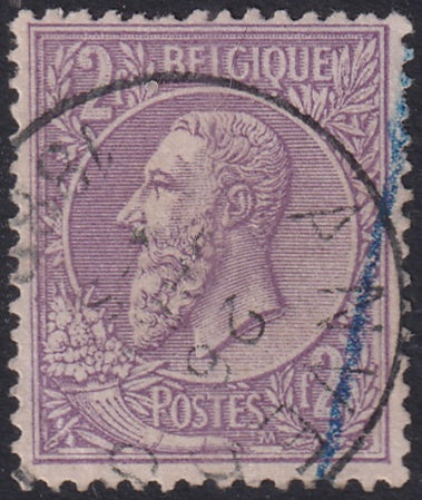 Belgium 1886 Sc 59 used "Anvers" cancel