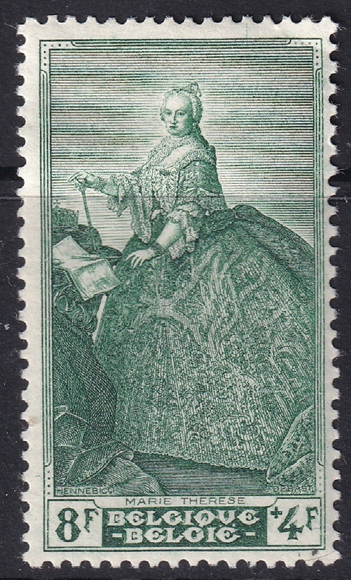 Belgium 1949 Sc B476 MH* heavy hinging