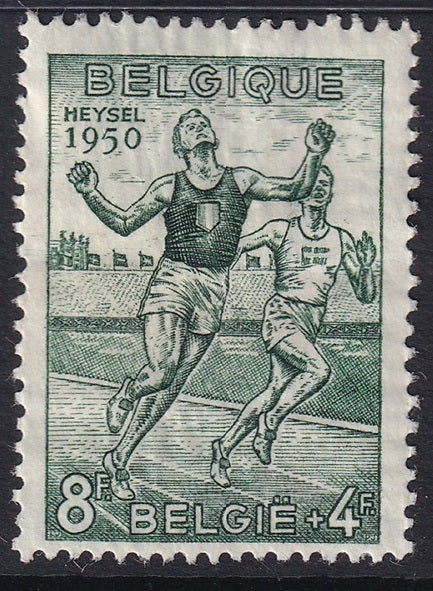 Belgium 1950 Sc B484 MH* heavy hinging