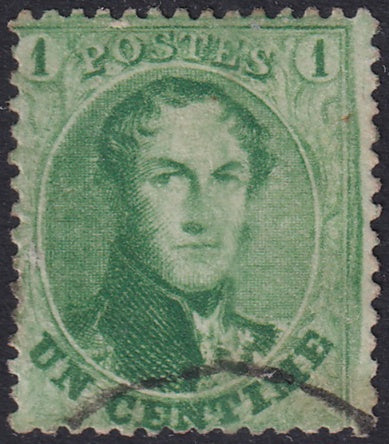 Belgium 1865 Sc 13 used