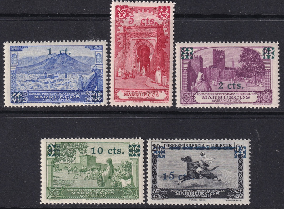 Spanish Morocco 1936 Sc 164-8 set MNH**