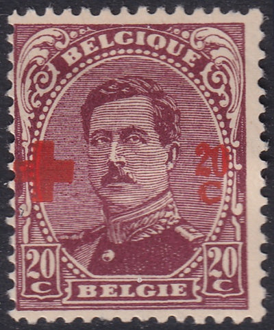 Belgium 1918 Sc B39 MH* heavy hinging