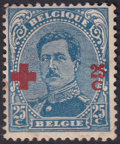 Belgium 1918 Sc B40 MH* heavy hinging