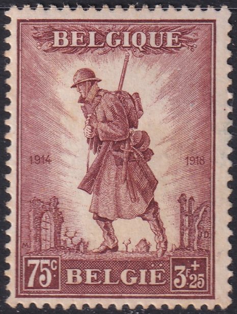 Belgium 1932 Sc B123 MH*