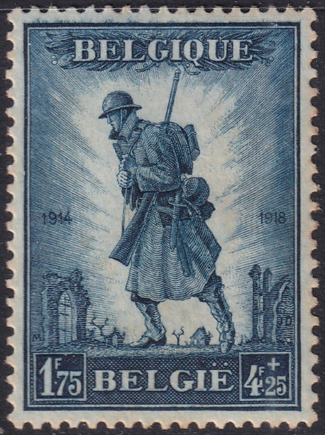 Belgium 1932 Sc B124 MH* heavy hinging