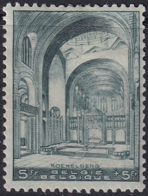 Belgium 1938 Sc B220 MH* some ink on gum