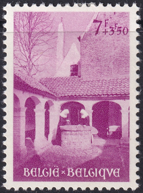 Belgium 1954 Sc B564 MH* heavy hinging