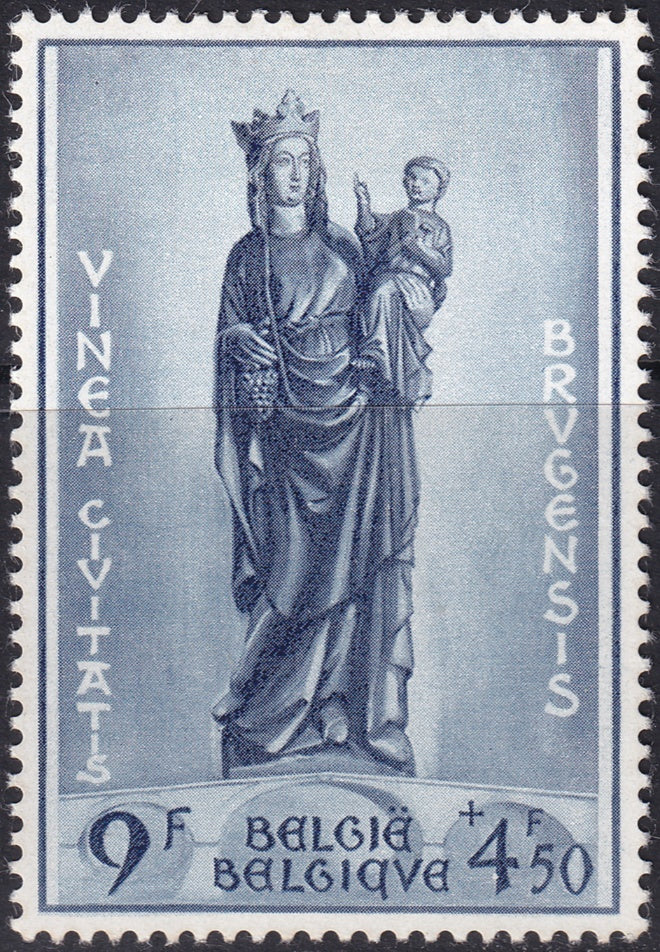 Belgium 1954 Sc B566 MH* heavy hinging