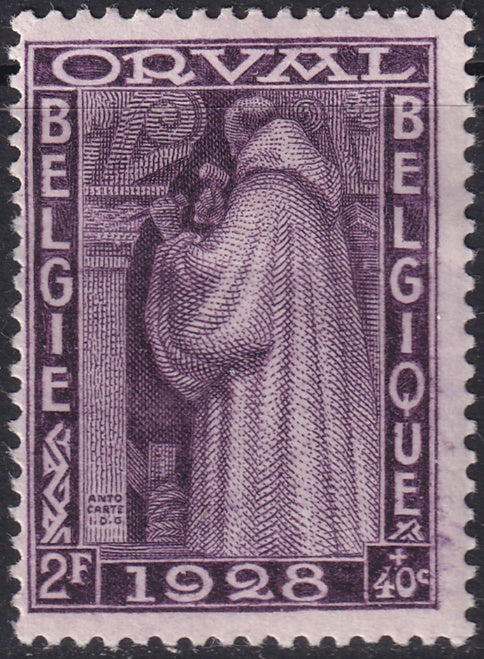 Belgium 1928 Sc B74 MH* heavy hinging