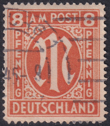 Germany 1945 Sc 3N6b AMG used Hettler expertized