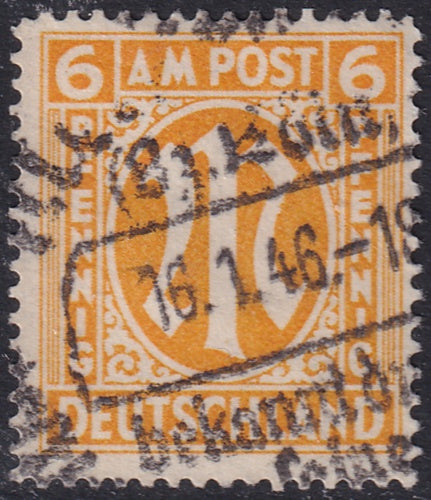 Germany 1945 Sc 3N5b AMG used "Koln" cancel