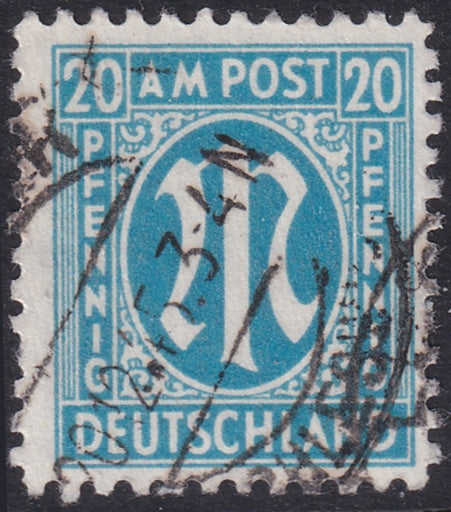 Germany 1945 Sc 3N11 AMG used Hettler expertized