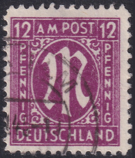 Germany 1945 Sc 3N8 AMG used Hettler expertized