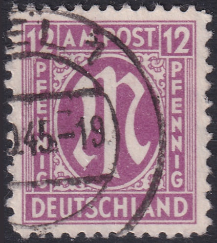 Germany 1945 Sc 3N8 AMG used Hettler expertized