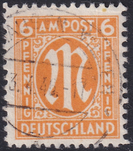 Germany 1945 Sc 3N5 AMG used Hettler expertized