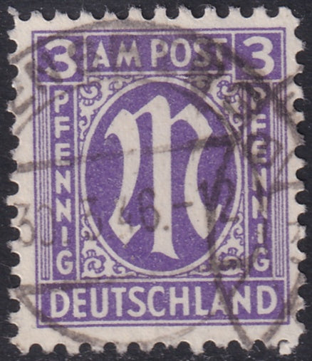 Germany 1945 Sc 3N2a AMG used