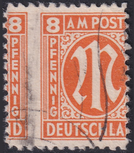 Germany 1945 Sc 3N6a AMG used shifted perfs variety