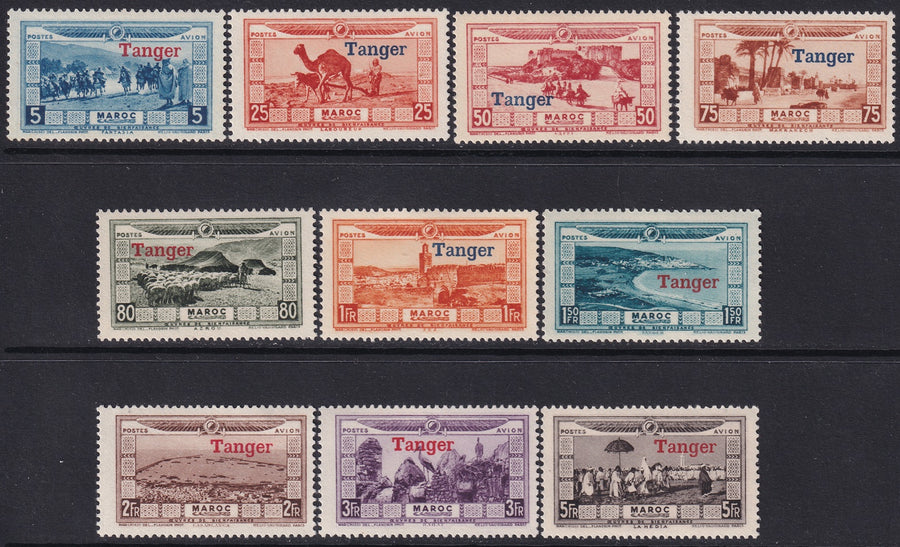 French Morocco 1929 Sc CB11-20 air post set MLH*