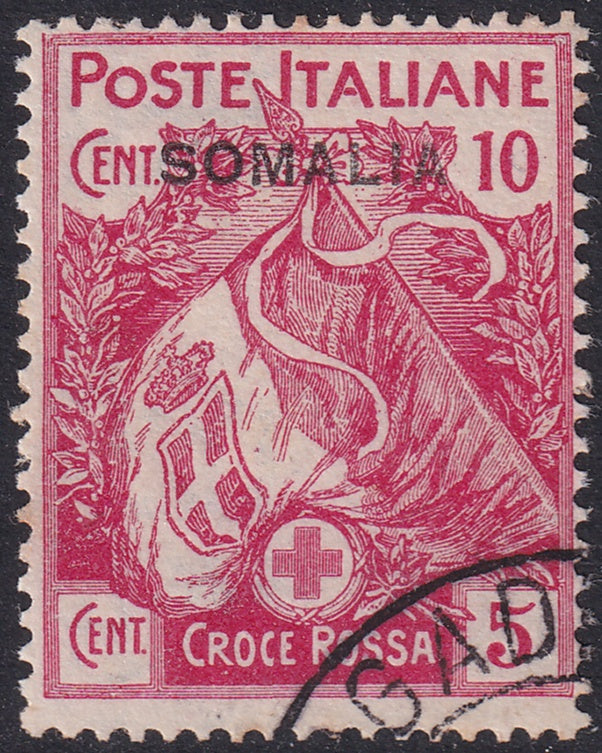 Somalia 1916 Sc B1 used "Mogadiscio" cancel