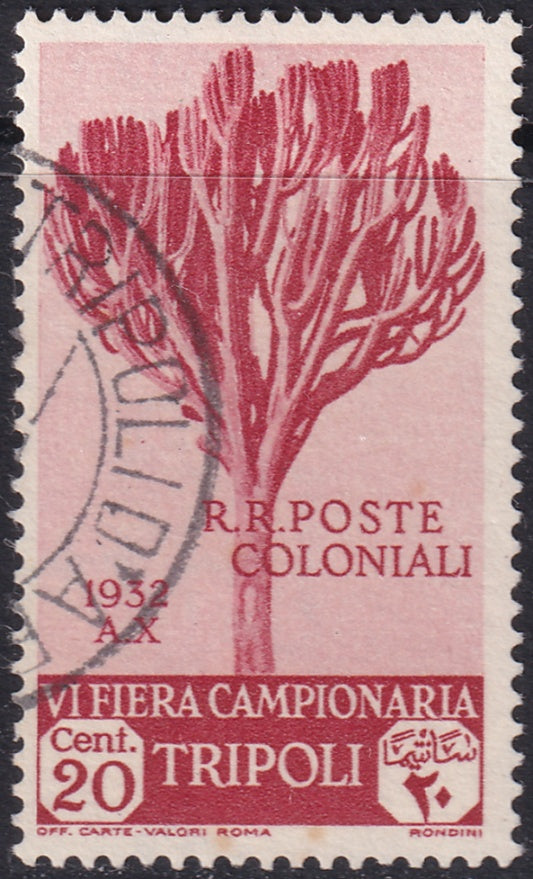 Libya 1932 Sc B39 used "Tripoli d'Africa" cancel