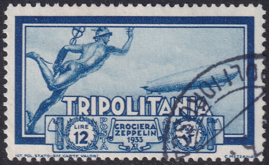 Tripolitania 1933 Sc C24 air post used
