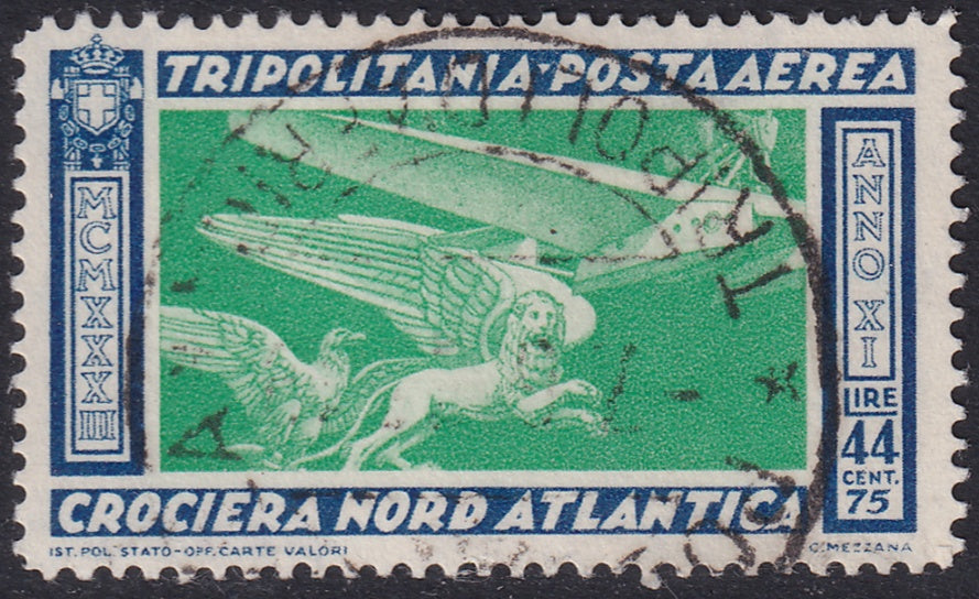 Tripolitania 1933 Sc C28 air post used
